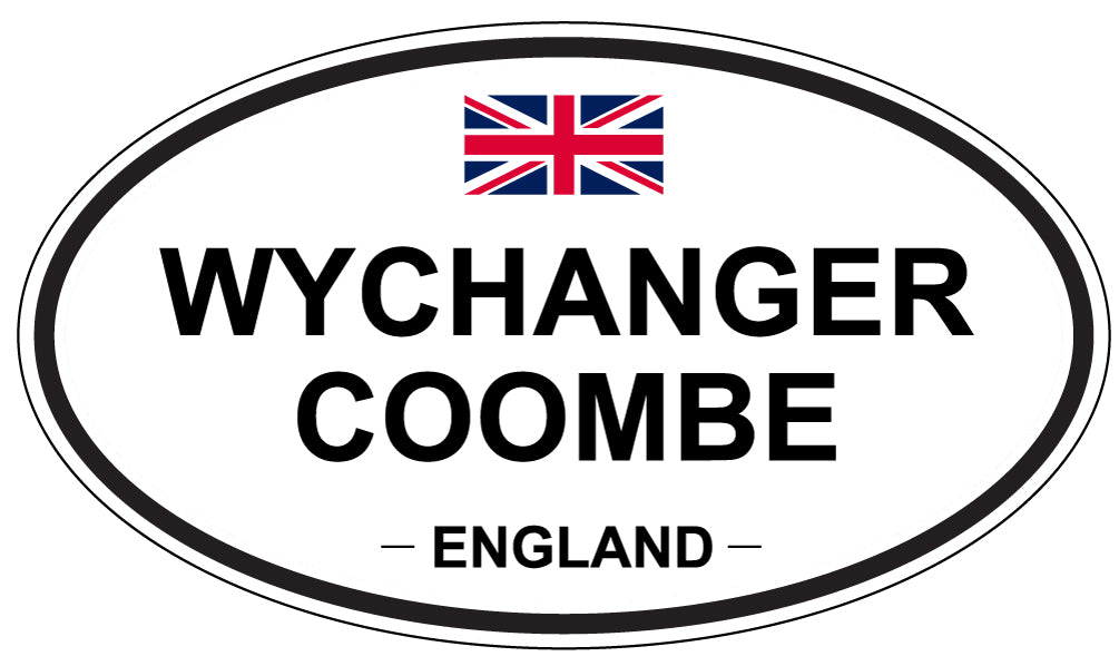 WYCHANGER COOMBE, England - Oval Magnet