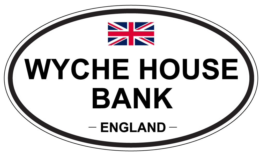WYCHE HOUSE BANK, England - Oval Magnet