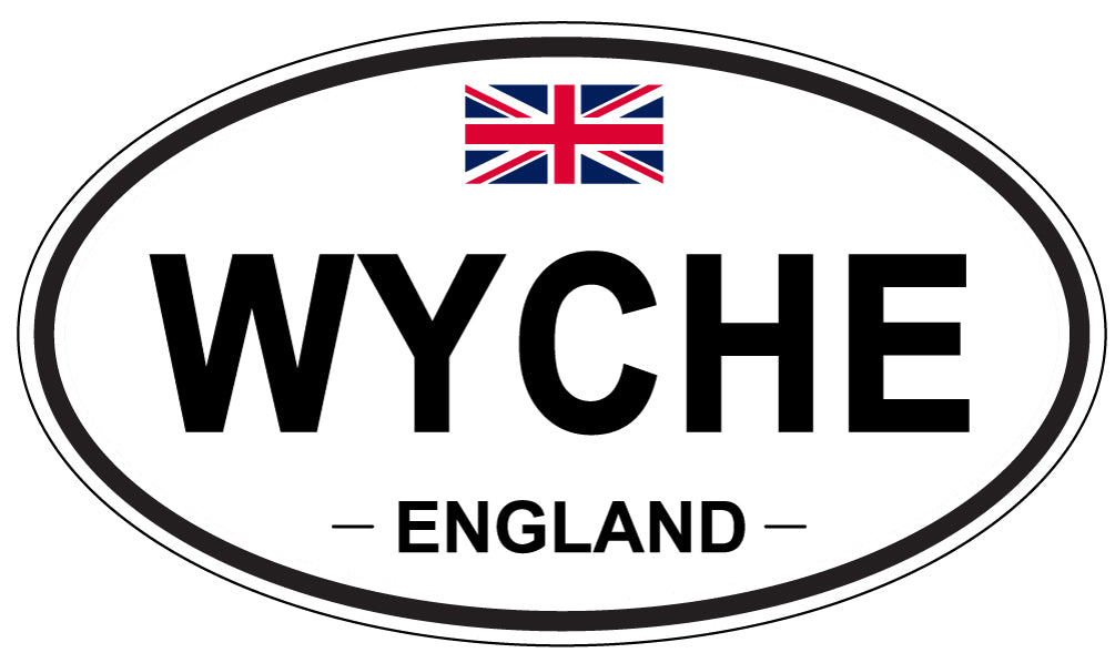 WYCHE, England - Oval Magnet