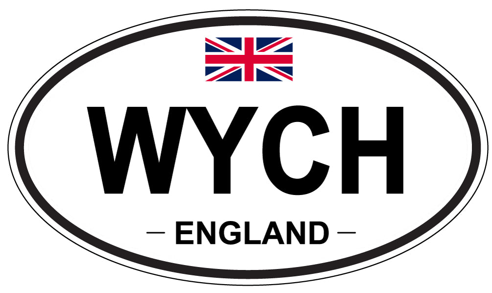 WYCH, England - Oval Magnet