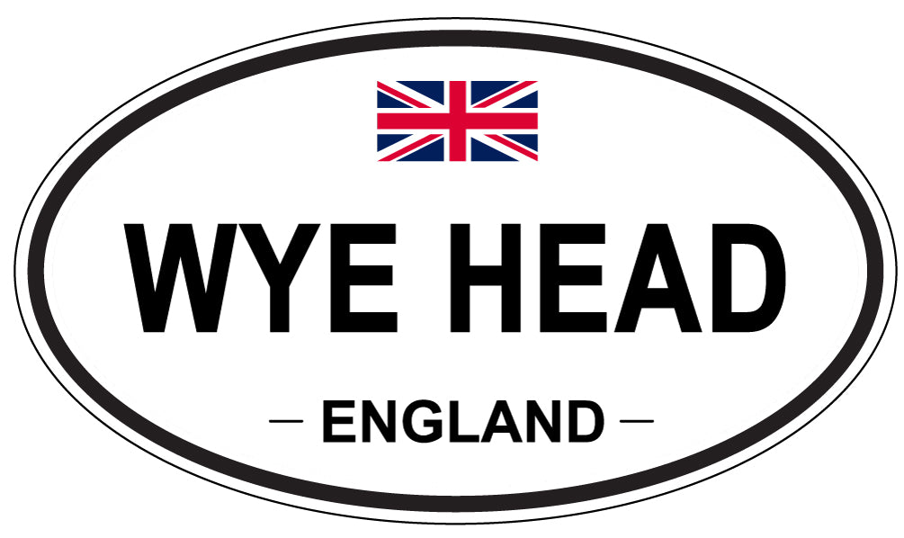 WYE HEAD, England - Oval Magnet