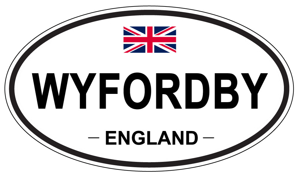 WYFORDBY, England - Oval Magnet
