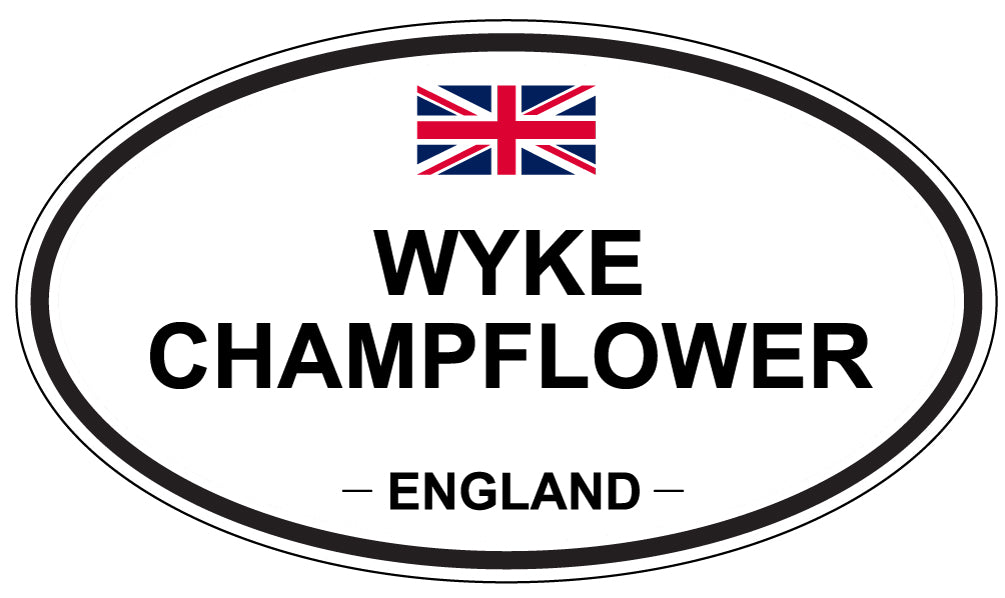 WYKE CHAMPFLOWER, England - Oval Magnet