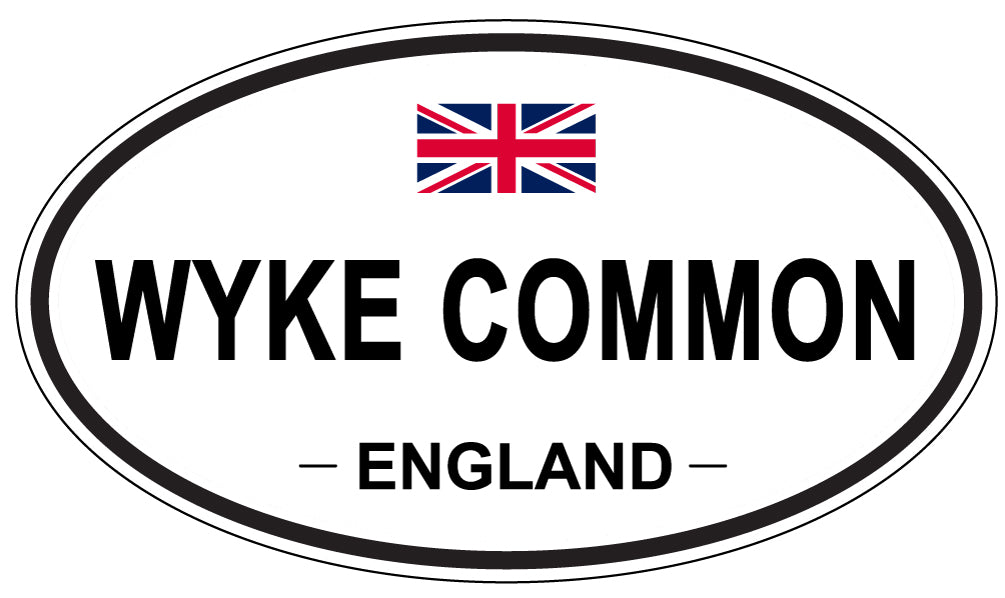 WYKE COMMON, England - Oval Magnet