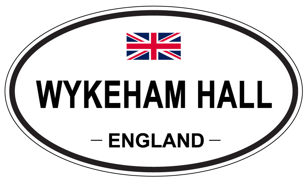 WYKEHAM HALL, England - Oval Magnet