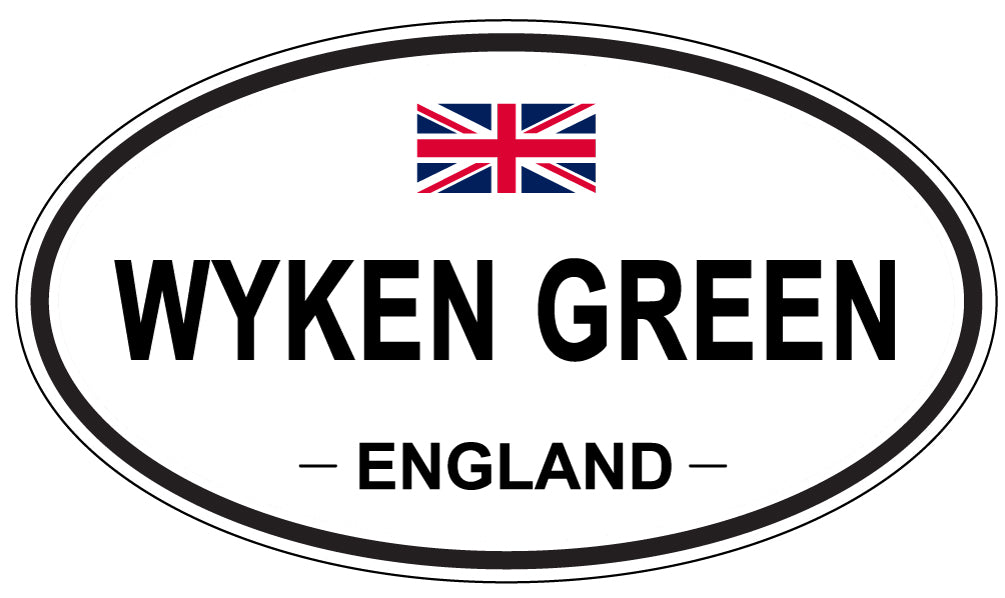 WYKEN GREEN, England - Oval Magnet