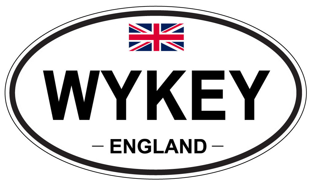 WYKEY, England - Oval Magnet