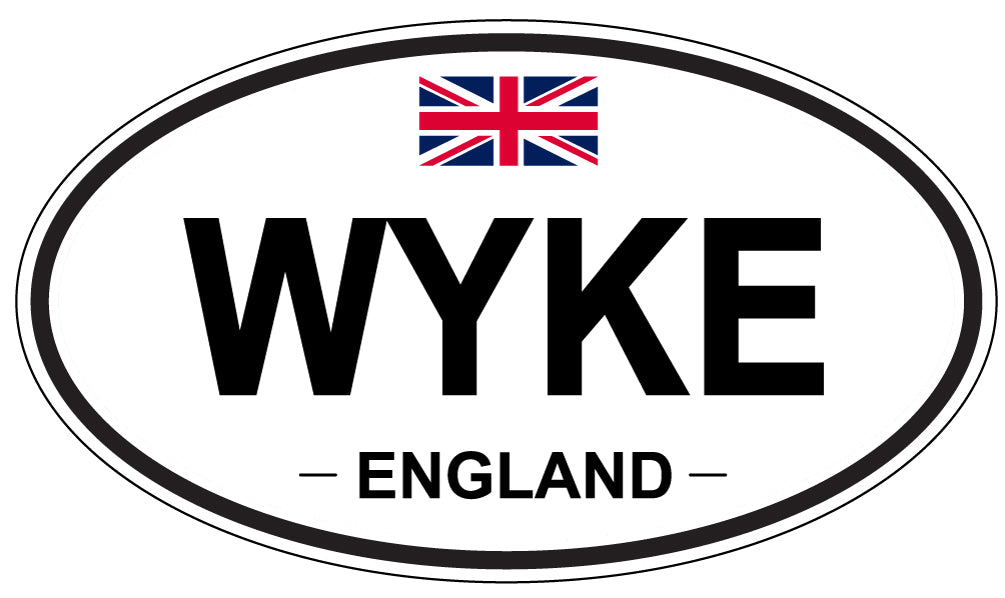 WYKE, England - Oval Magnet