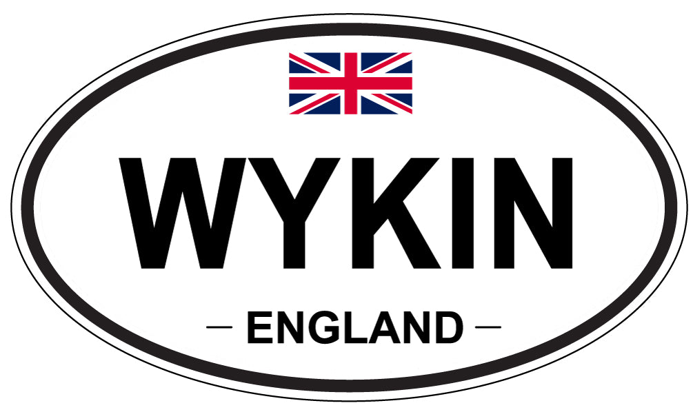 WYKIN, England - Oval Magnet