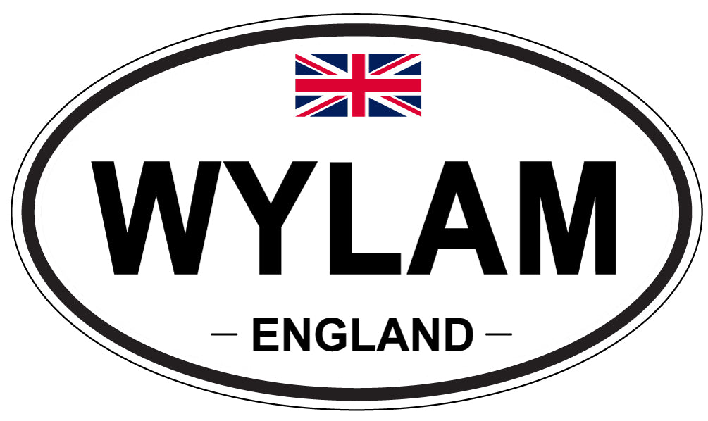 WYLAM, England - Oval Magnet