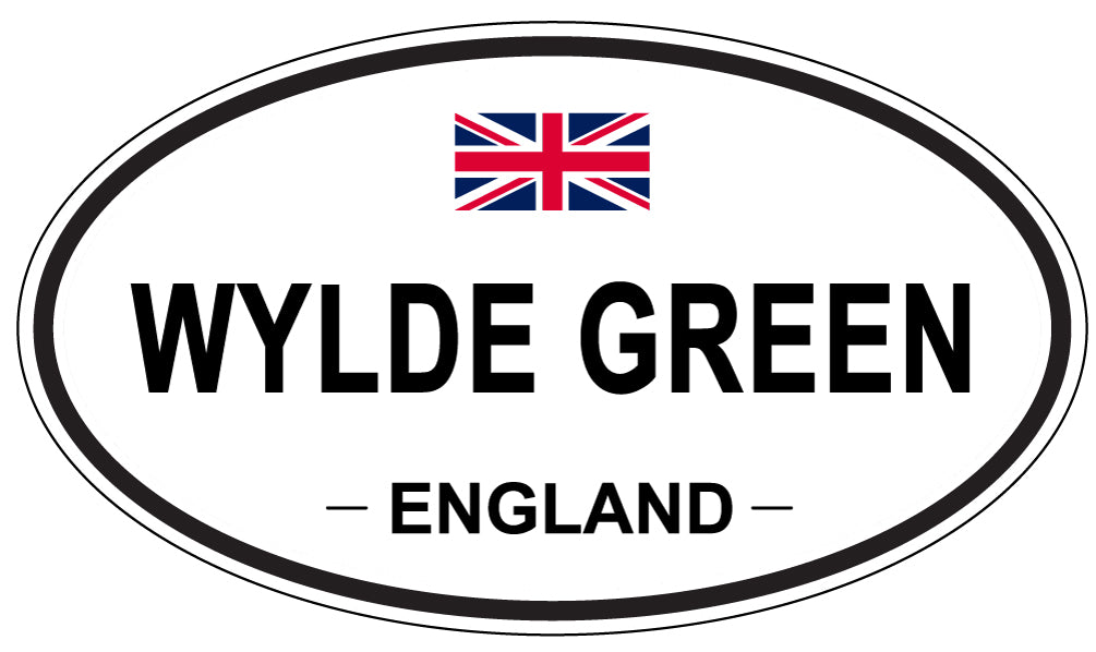 WYLDE GREEN, England - Oval Magnet