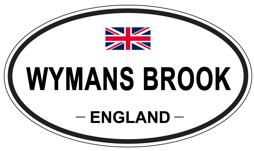 WYMANS BROOK, England - Oval Magnet
