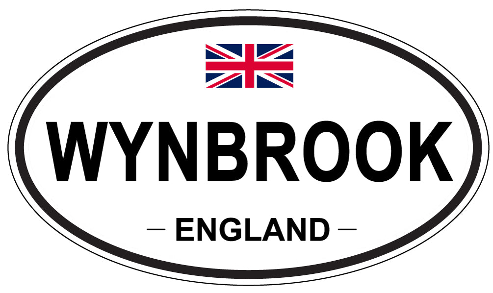 WYNBROOK, England - Oval Magnet