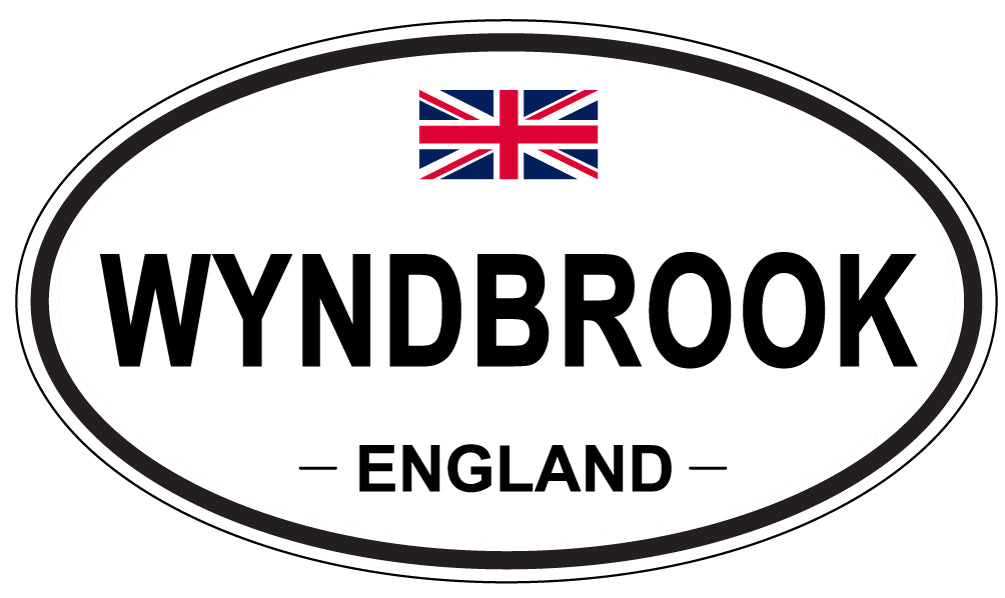 WYNDBROOK, England - Oval Magnet
