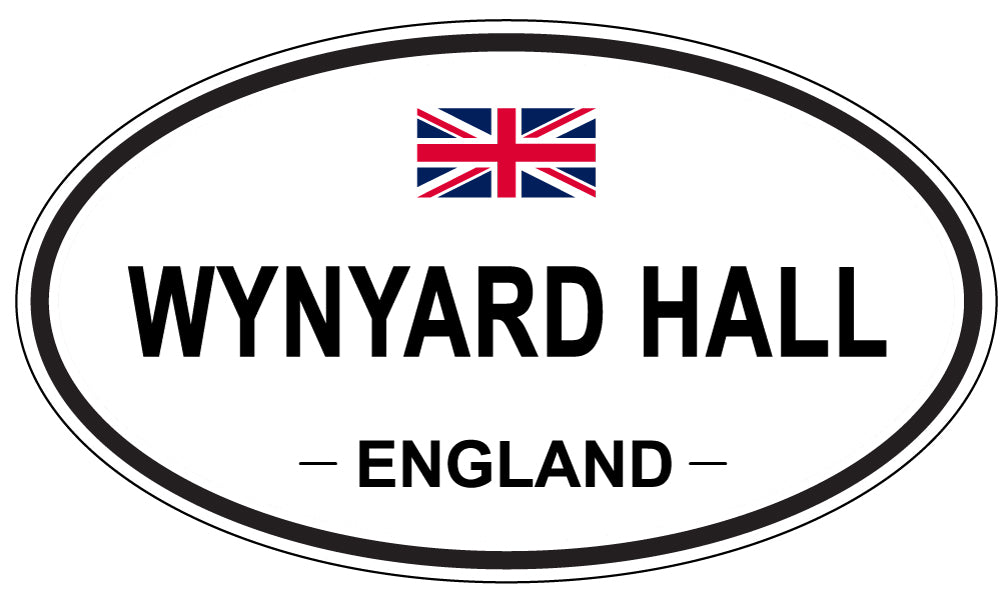WYNYARD HALL, England - Oval Magnet