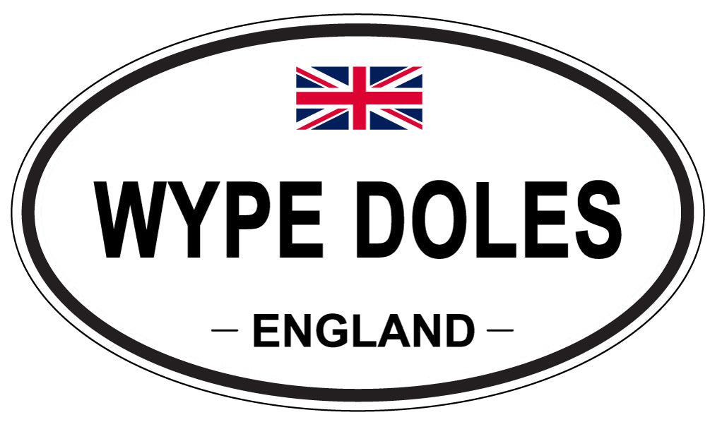 WYPE DOLES, England - Oval Magnet