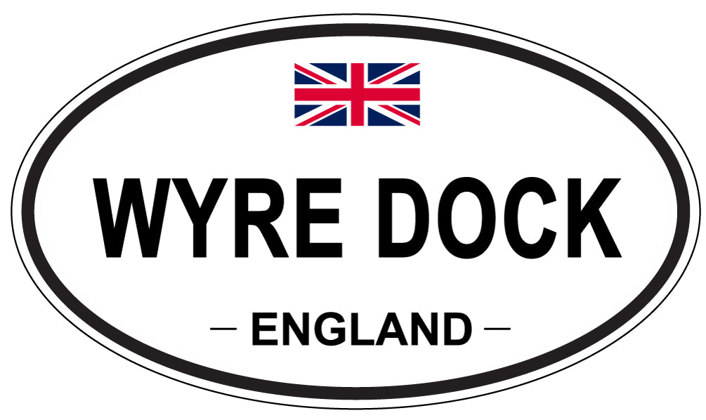 WYRE DOCK, England - Oval Magnet
