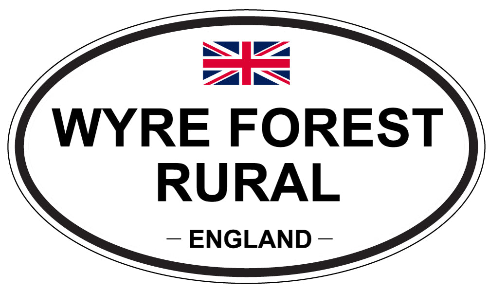 WYRE FOREST RURAL, England - Oval Magnet