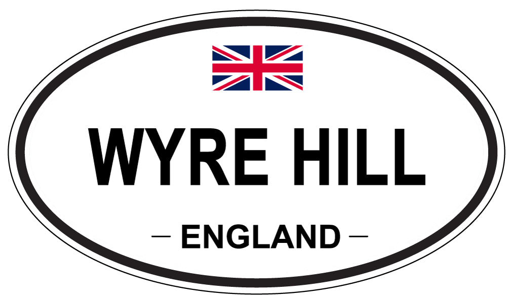 WYRE HILL, England - Oval Magnet