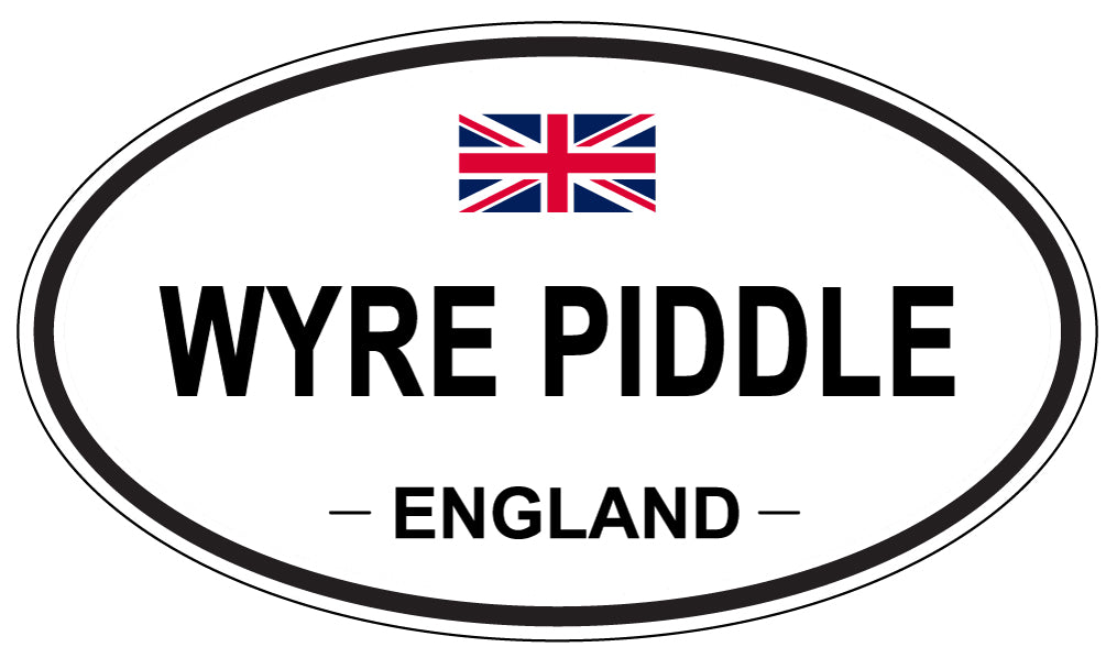 WYRE PIDDLE, England - Oval Magnet