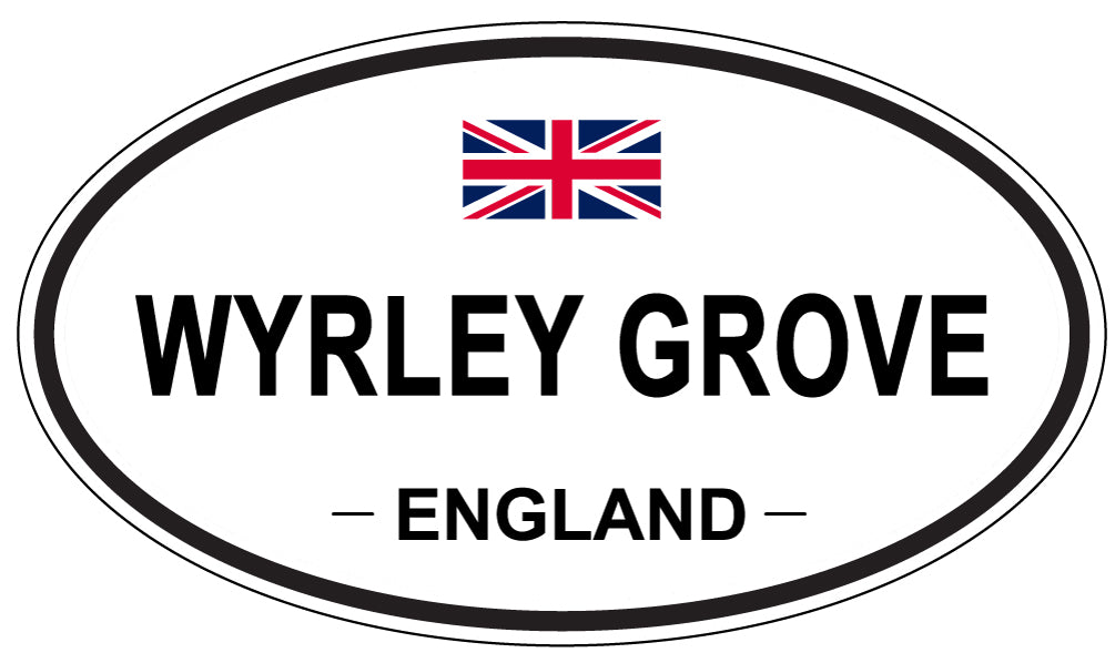 WYRLEY GROVE, England - Oval Magnet