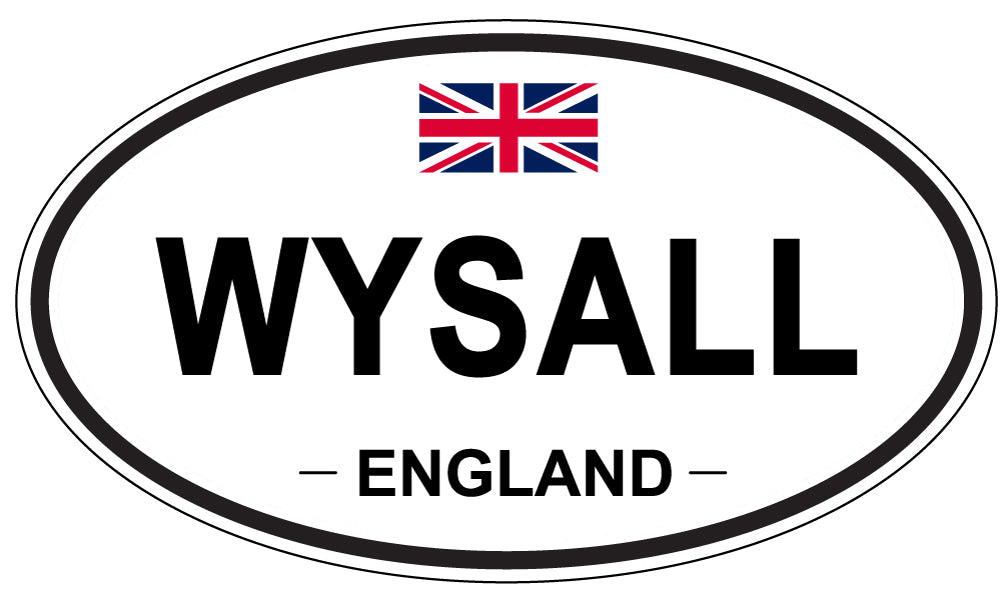 WYSALL, England - Oval Magnet