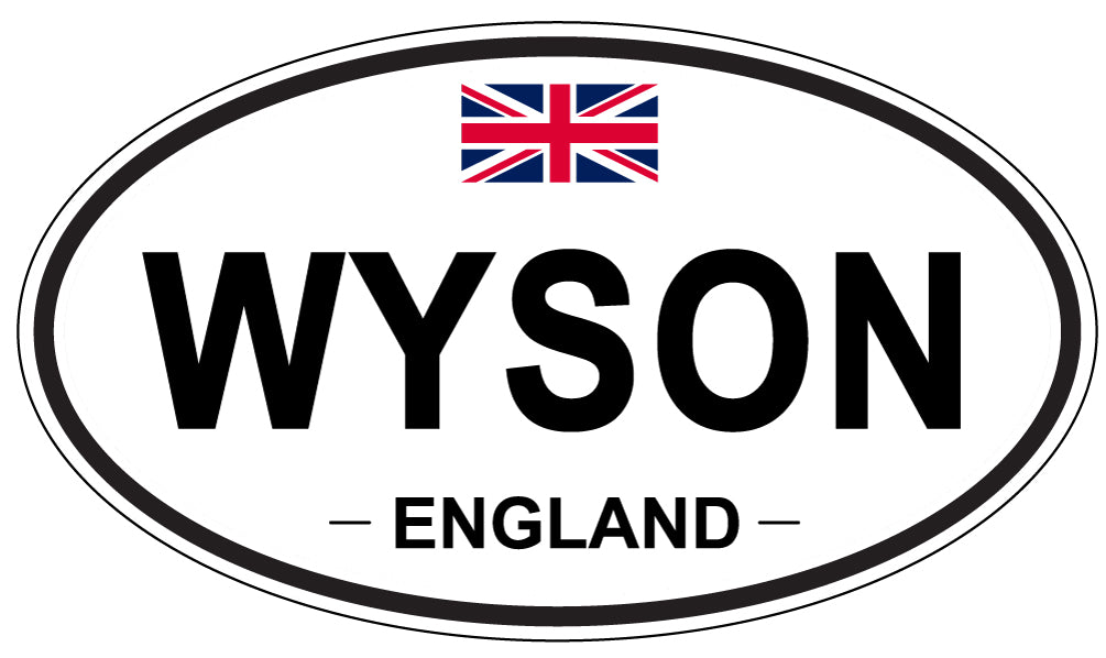 WYSON, England - Oval Magnet