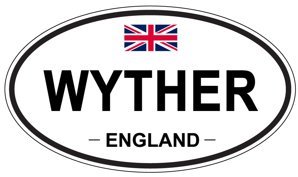 WYTHER, England - Oval Magnet