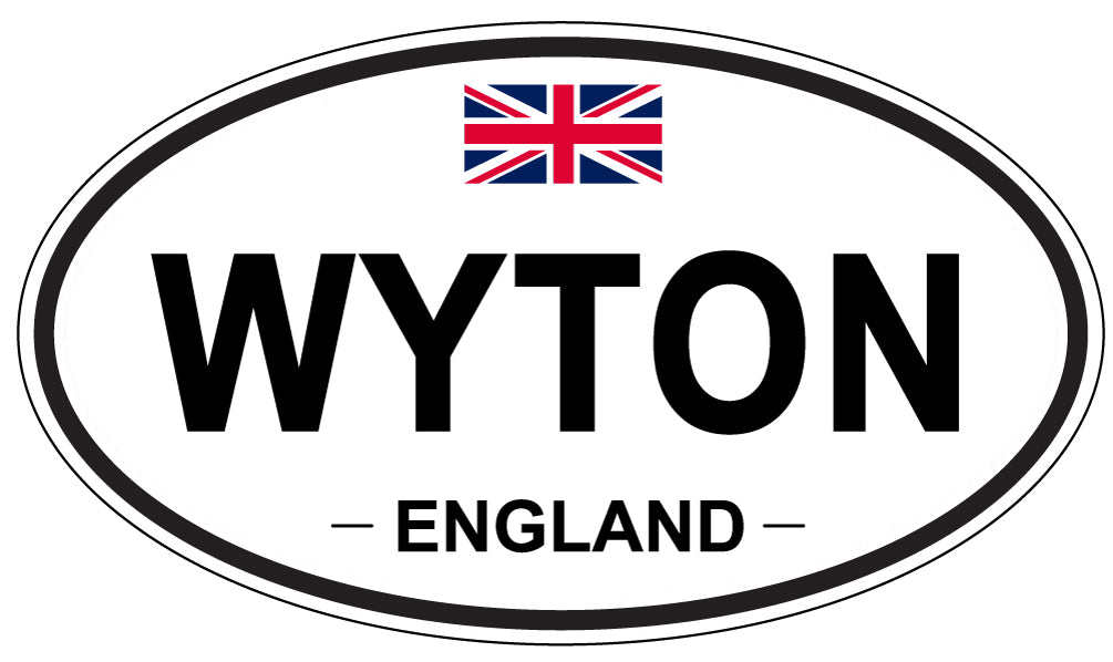 WYTON, England - Oval Magnet