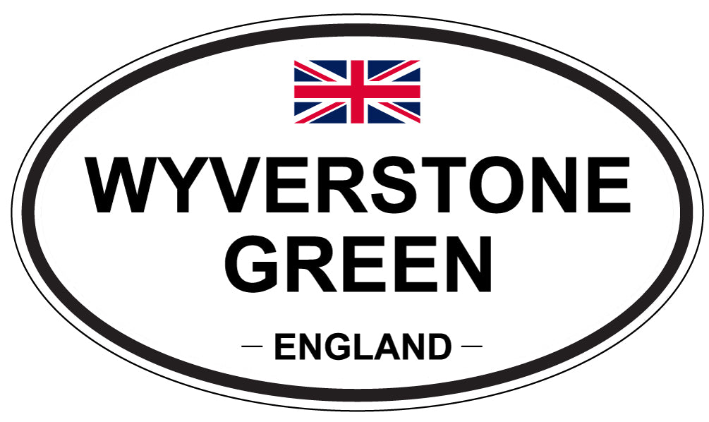 WYVERSTONE GREEN, England - Oval Magnet