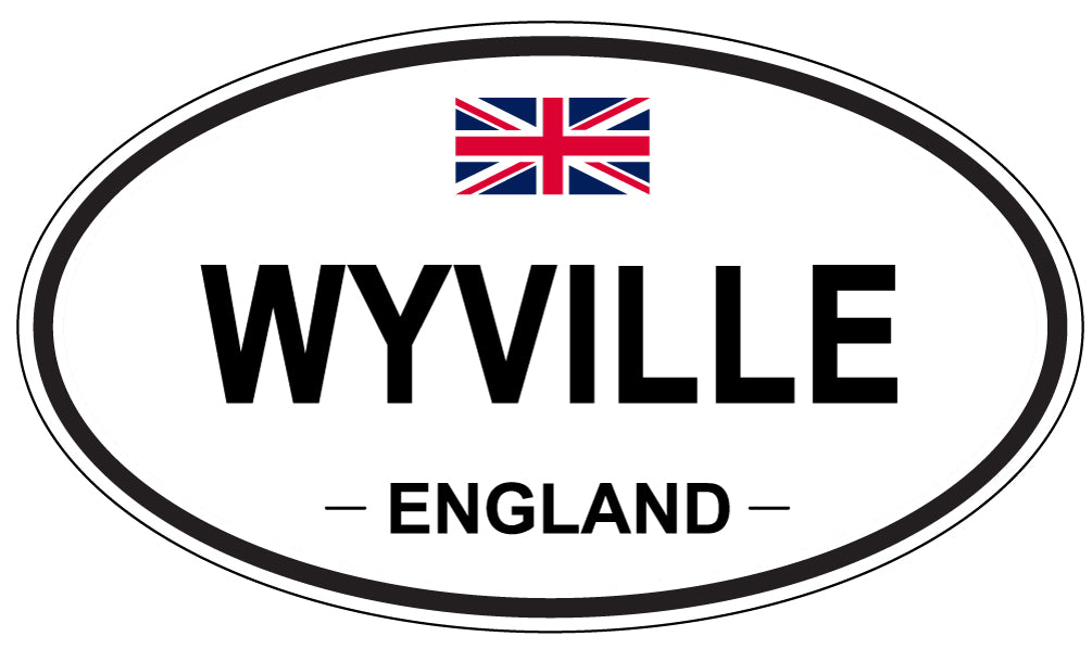 WYVILLE, England - Oval Magnet