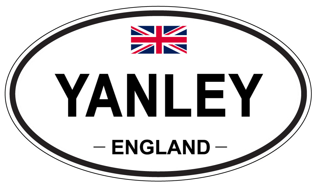 YANLEY, England - Oval Magnet
