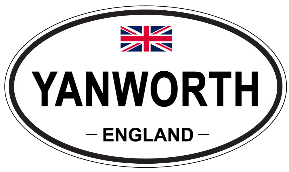 YANWORTH, England - Oval Magnet