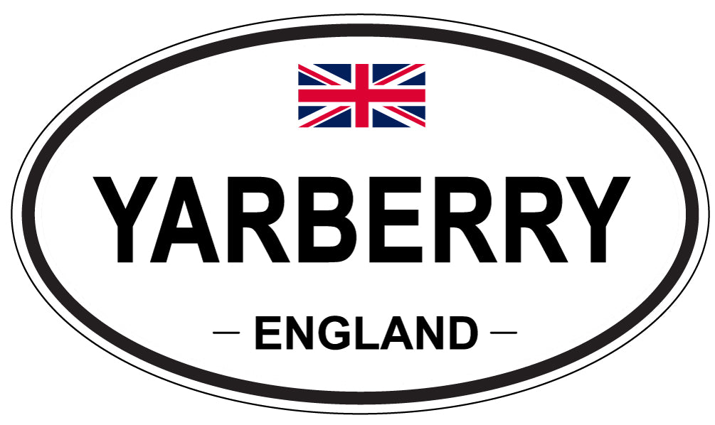 YARBERRY, England - Oval Magnet
