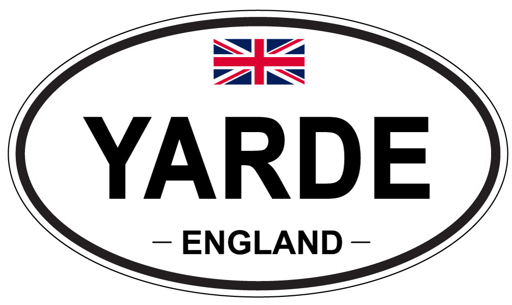 YARDE, England - Oval Magnet