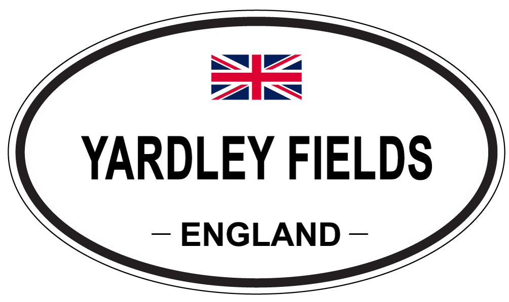 YARDLEY FIELDS, England - Oval Magnet