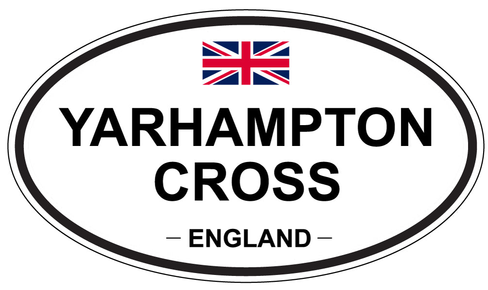 YARHAMPTON CROSS, England - Oval Magnet