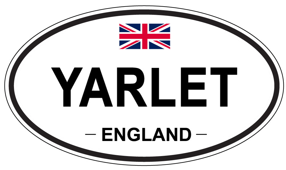 YARLET, England - Oval Magnet