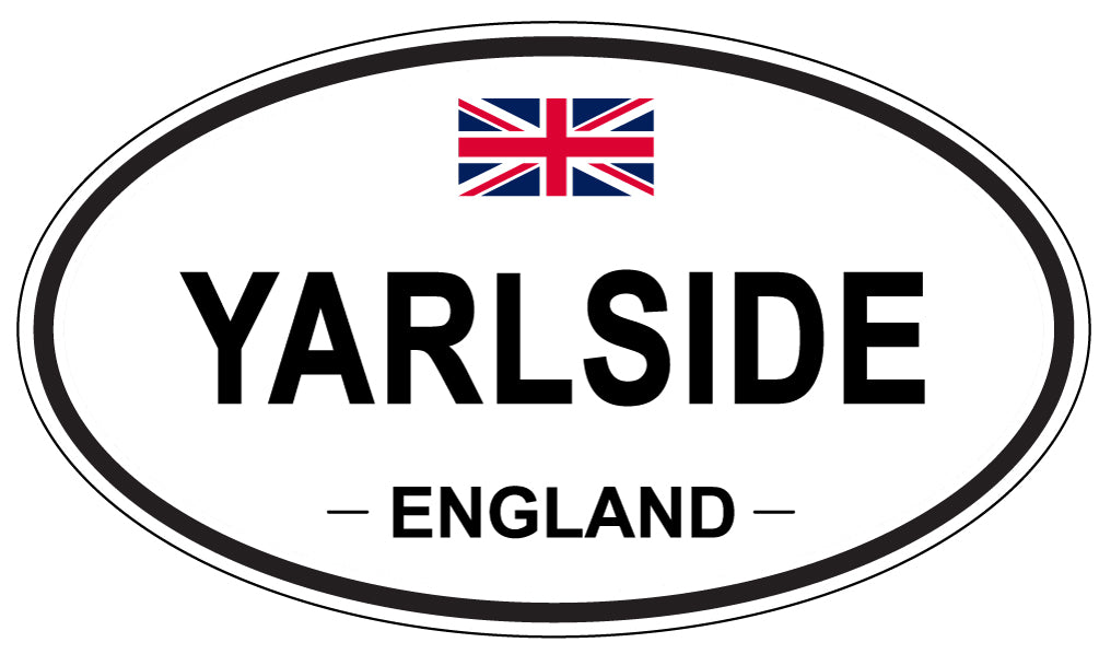 YARLSIDE, England - Oval Magnet