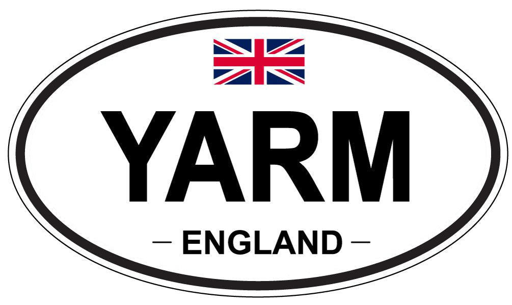 YARM, England - Oval Magnet