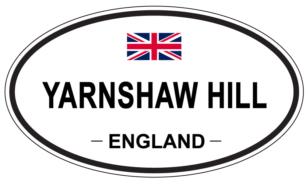 YARNSHAW HILL, England - Oval Magnet