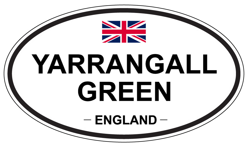 YARRANGALL GREEN, England - Oval Magnet