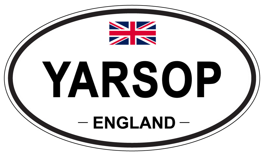 YARSOP, England - Oval Magnet