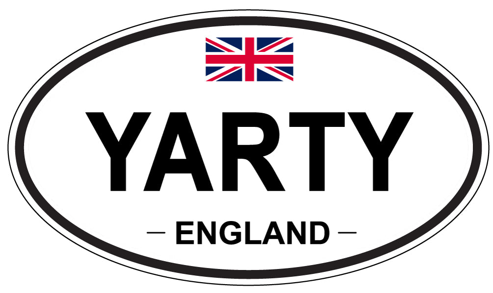 YARTY, England - Oval Magnet