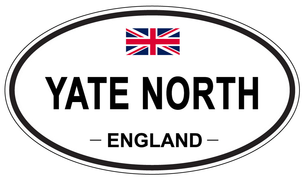 YATE NORTH, England - Oval Magnet