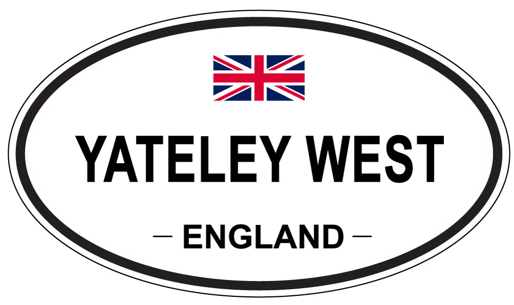YATELEY WEST, England - Oval Magnet