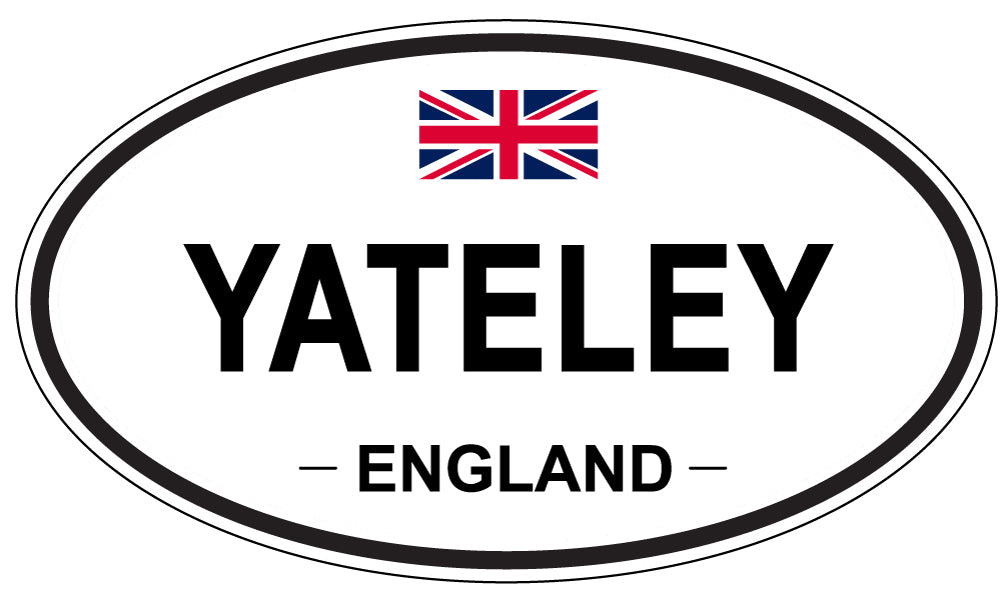 YATELEY, England - Oval Magnet