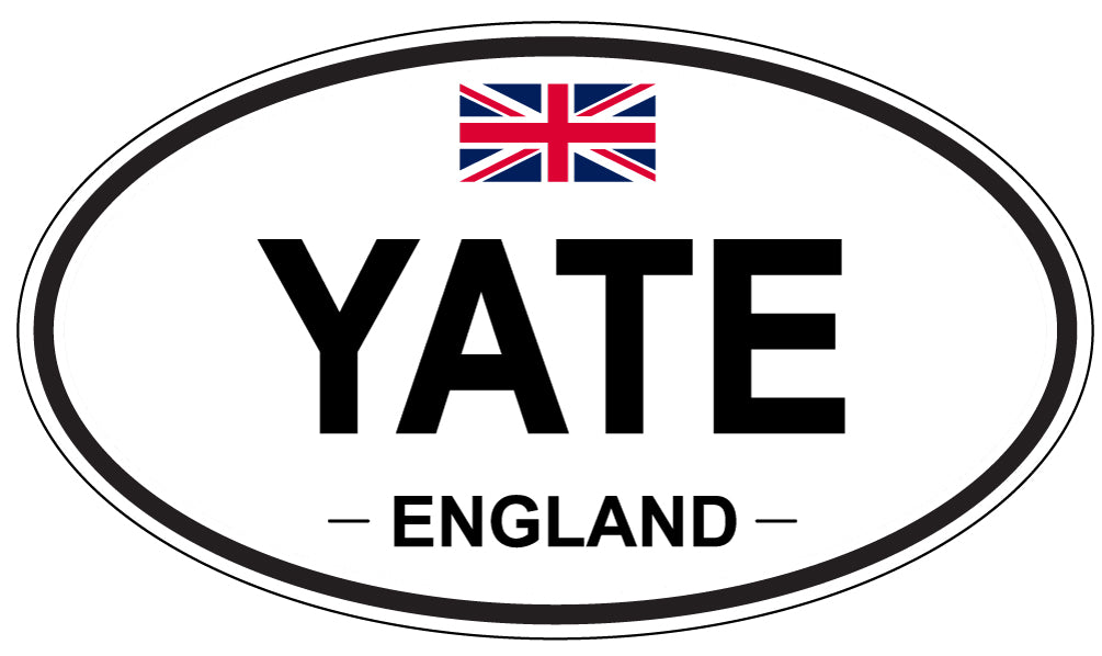 YATE, England - Oval Magnet