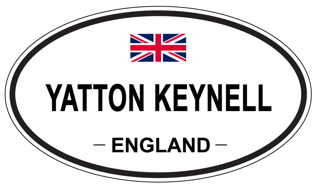 YATTON KEYNELL, England - Oval Magnet