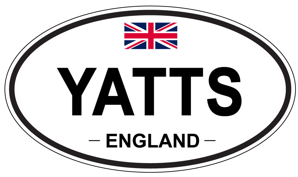 YATTS, England - Oval Magnet